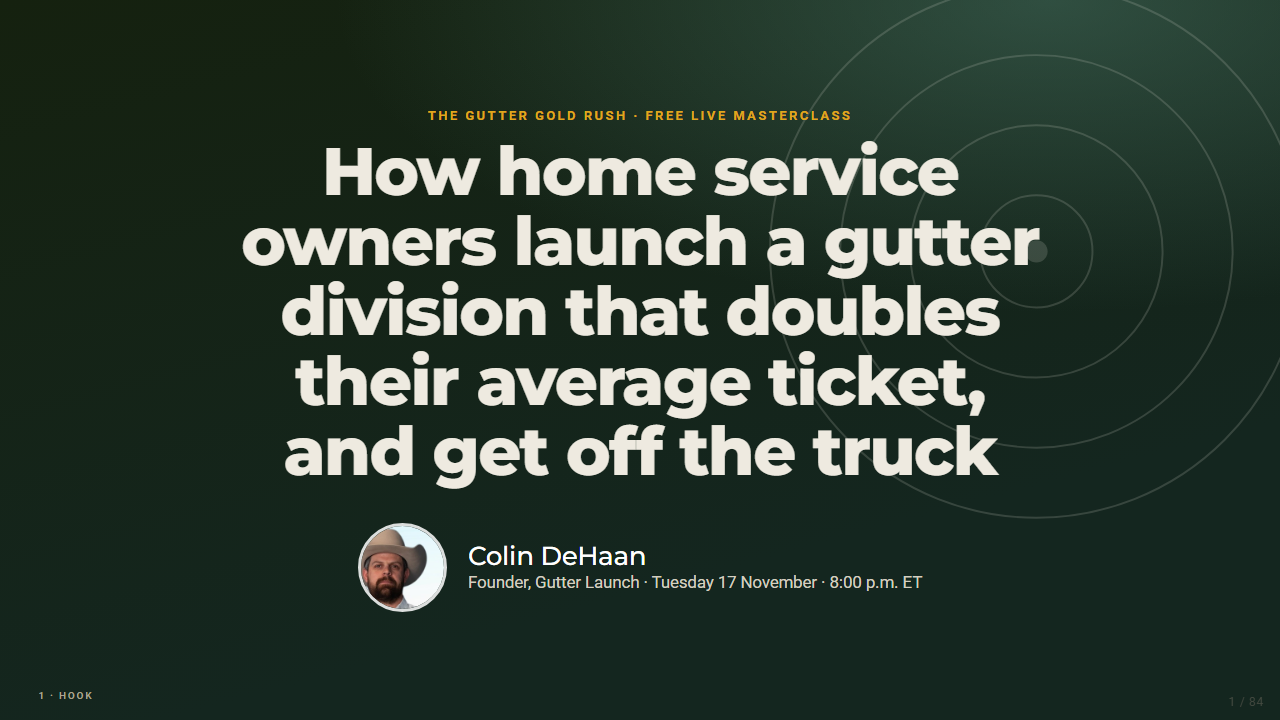 Webinar presentation preview